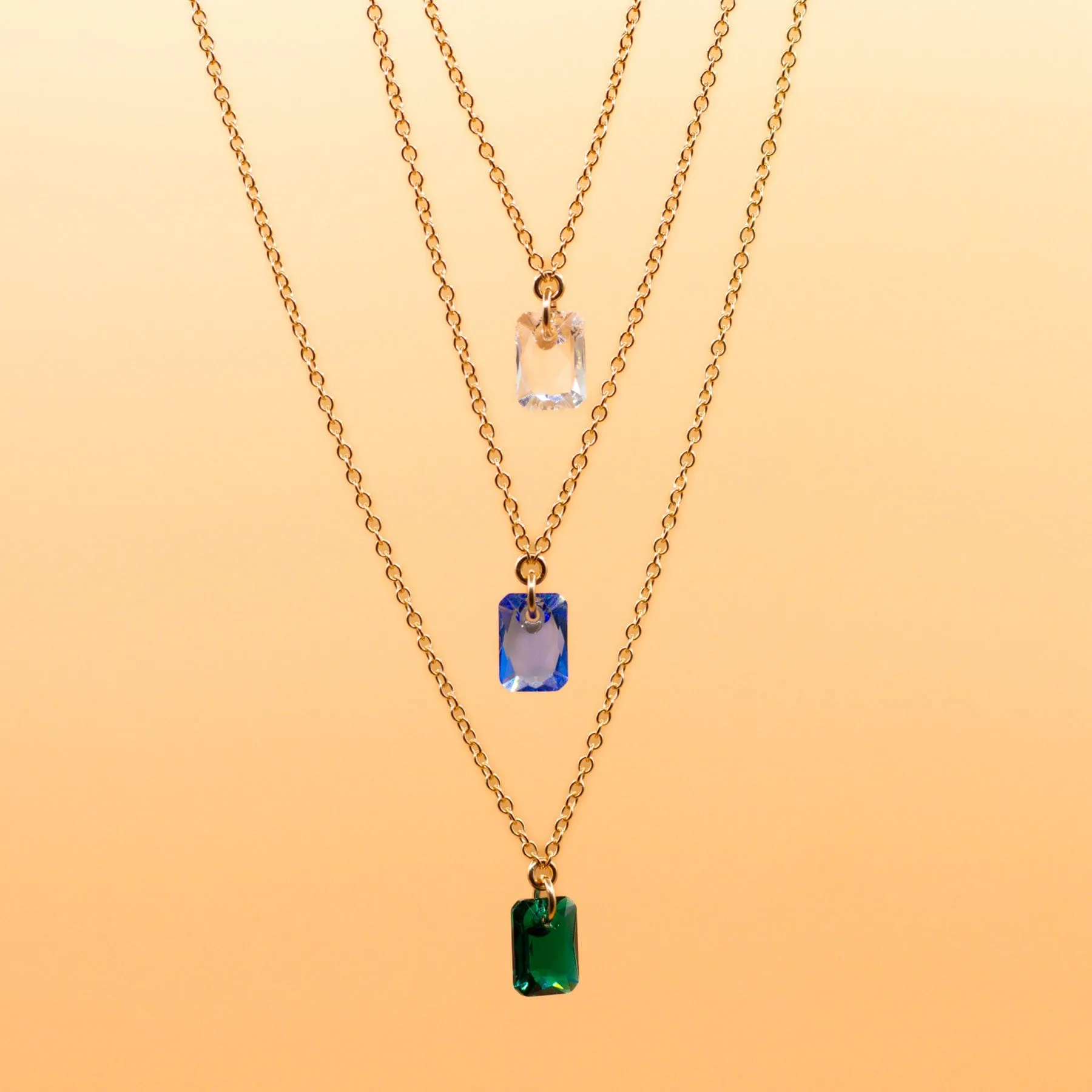 Birthstone Crystal Necklace