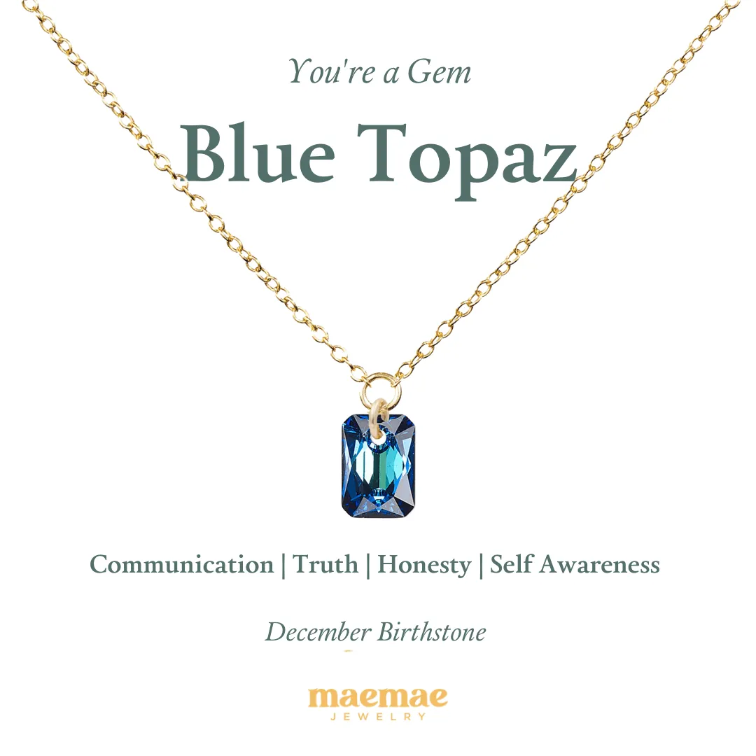 Birthstone Crystal Necklace
