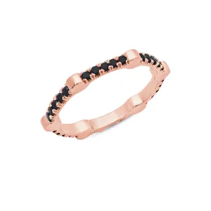 Black Diamond Gear Band | Rose Gold