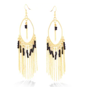 BLACK EARRINGS #FW1404089