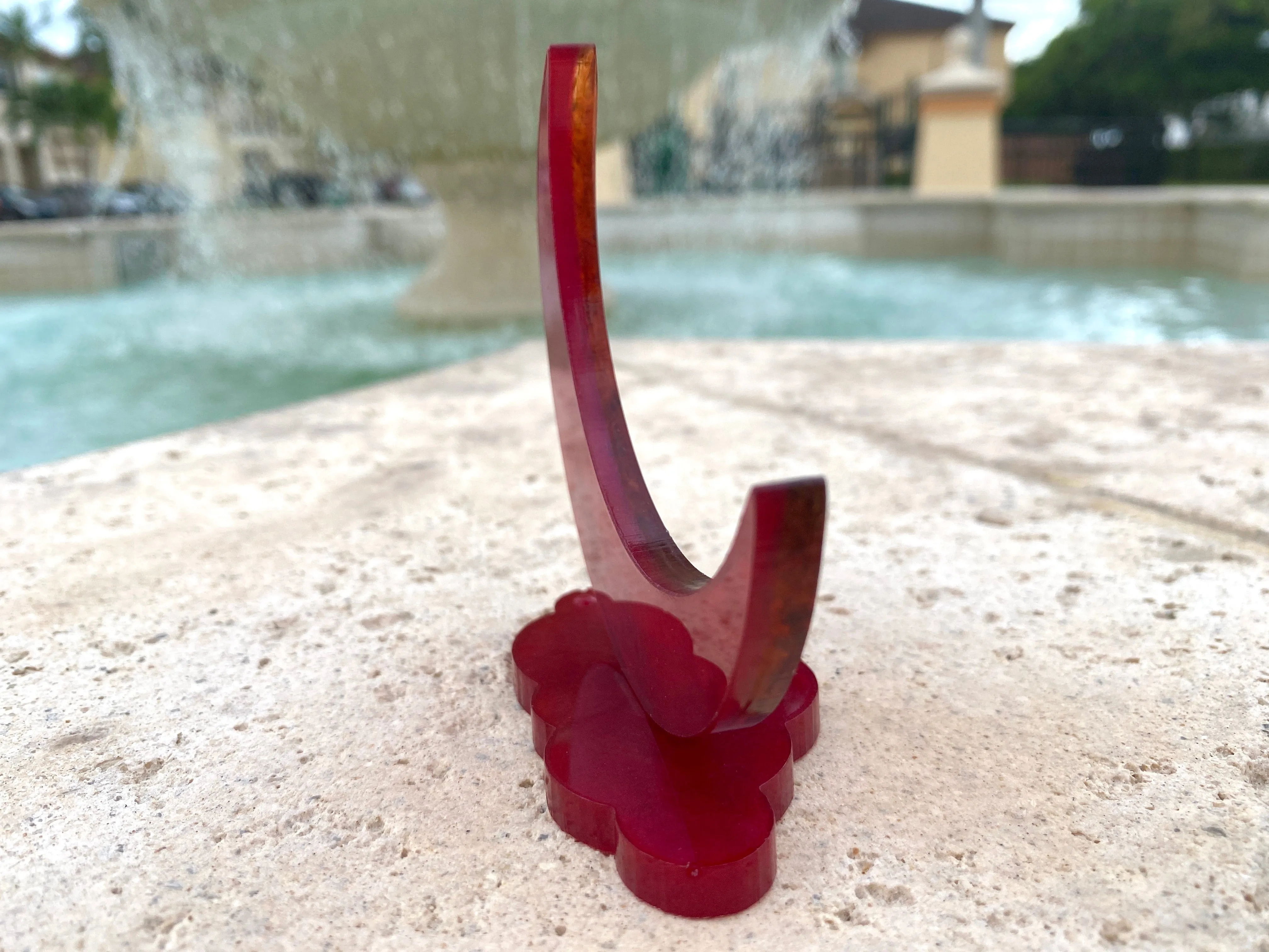 Blood Moon Crescent Jewelry Holder