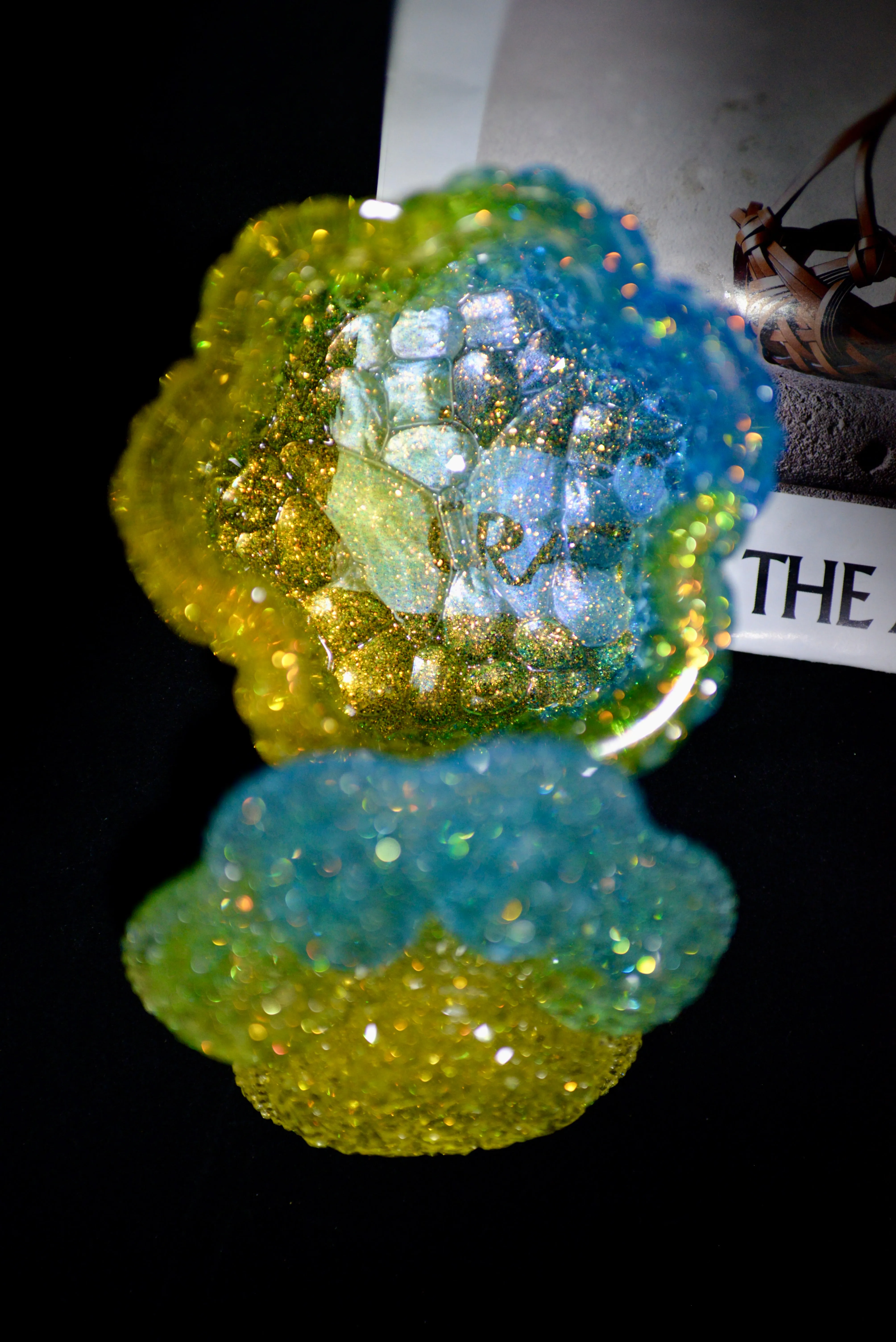 Blue & Yellow Trinket Box