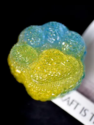 Blue & Yellow Trinket Box