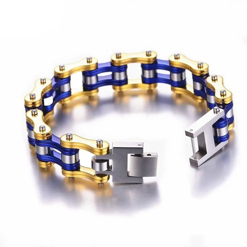 Bracelet chaine de moto pour homme