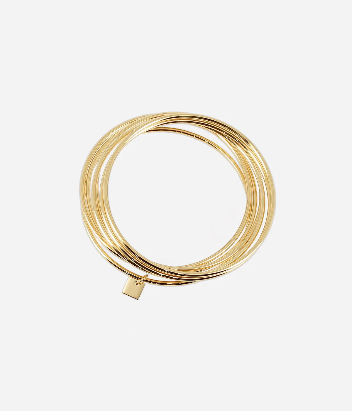 Bracelet jonc Theon (Acier doré)