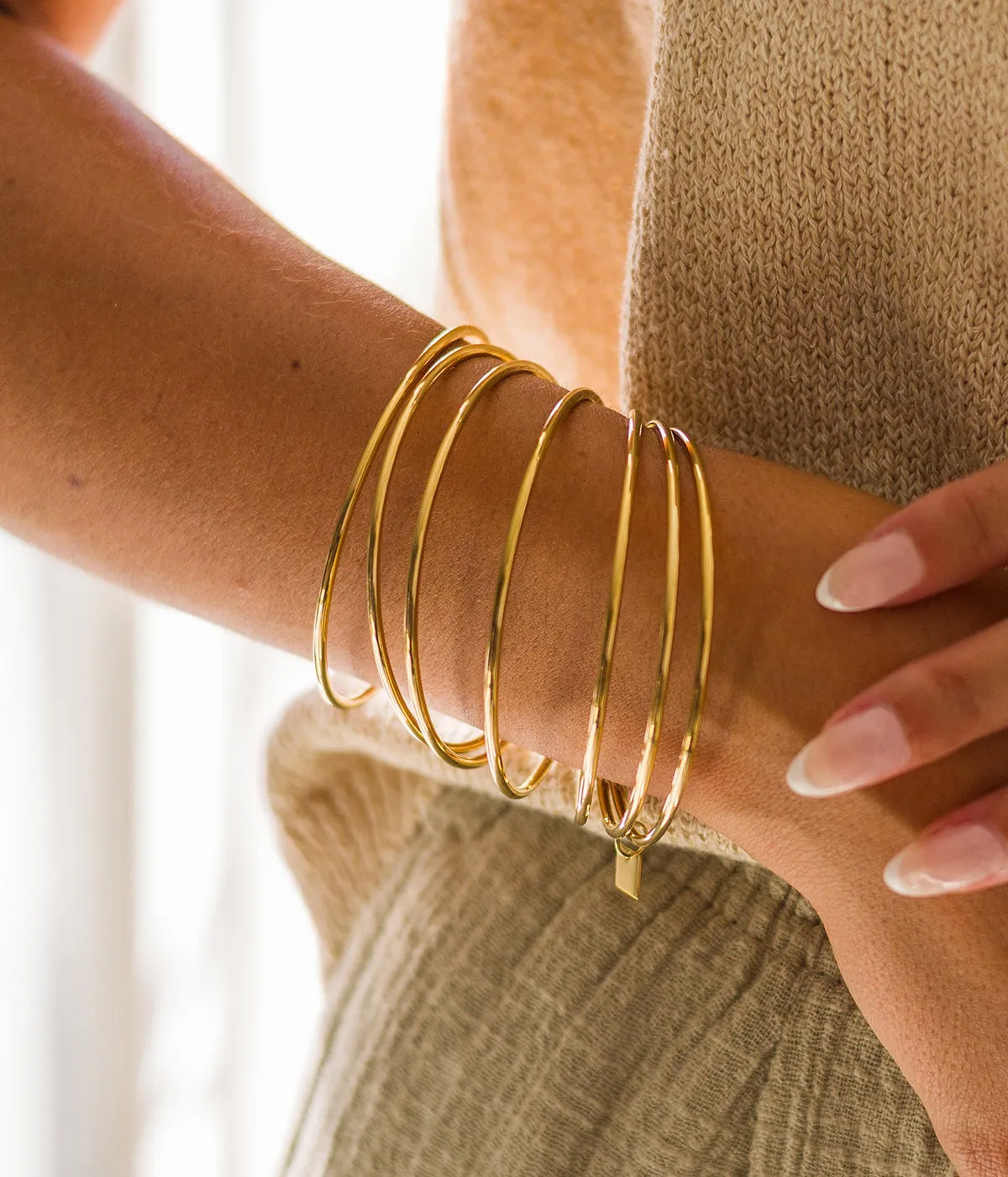 Bracelet jonc Theon (Acier)