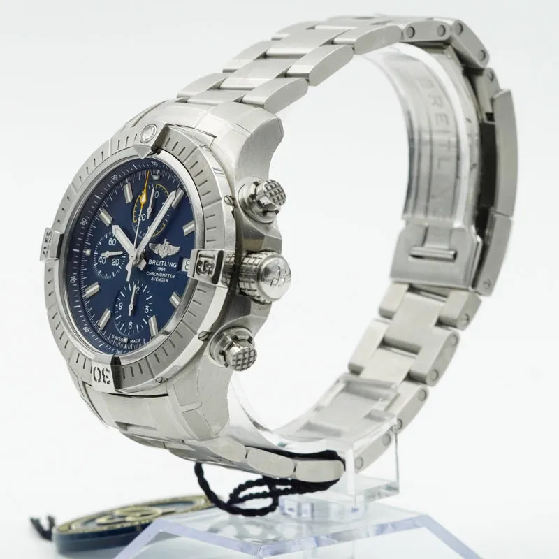 Breitling Avenger A13317101C1A1 Chronograph 45mm Blue Dial
