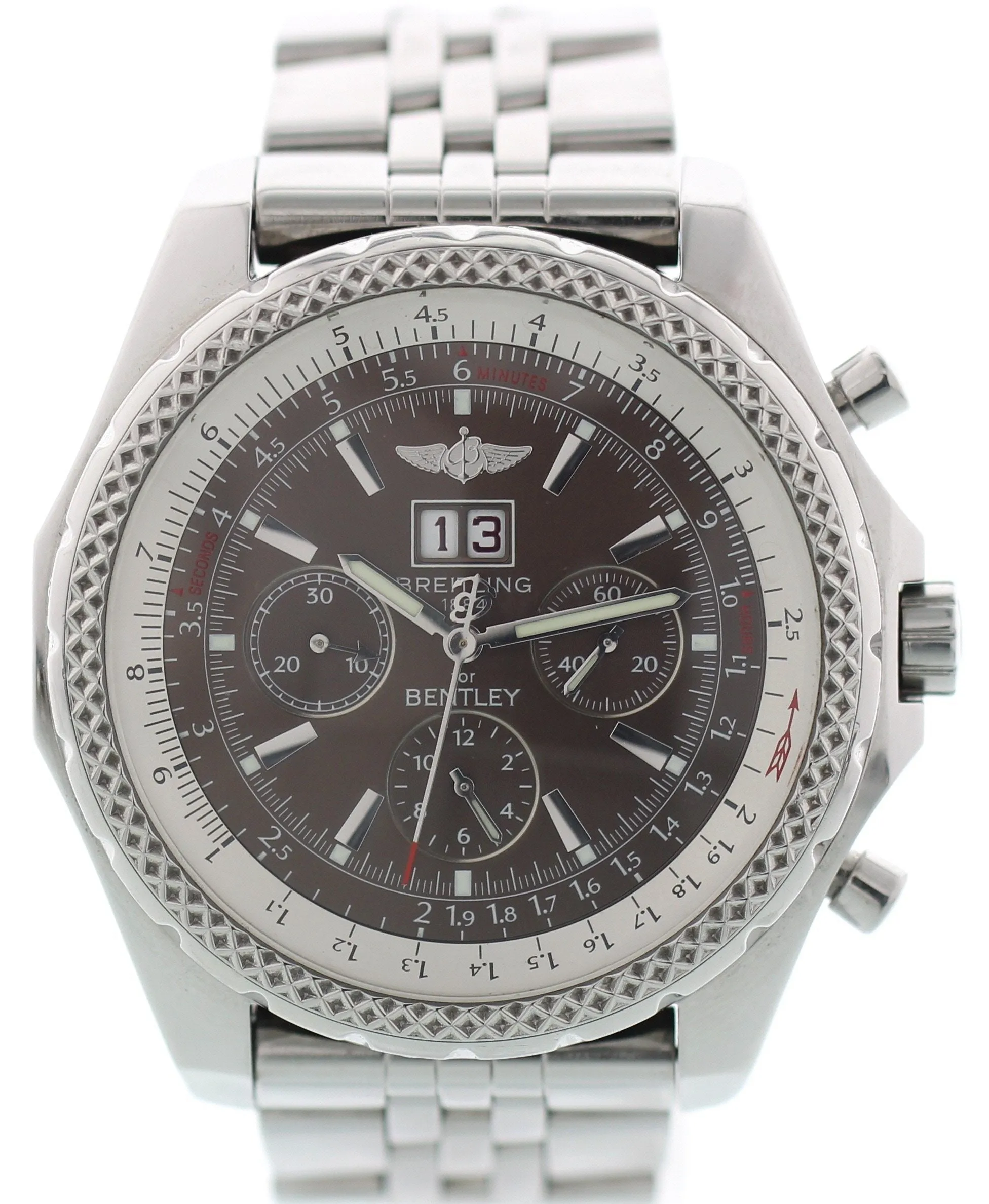 Breitling Bentley Motors A44362 Stainless Steel Chronograph