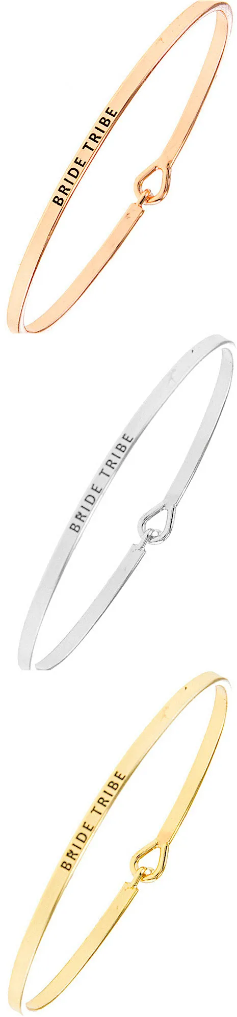 Bride Tribe Bangle Bracelets