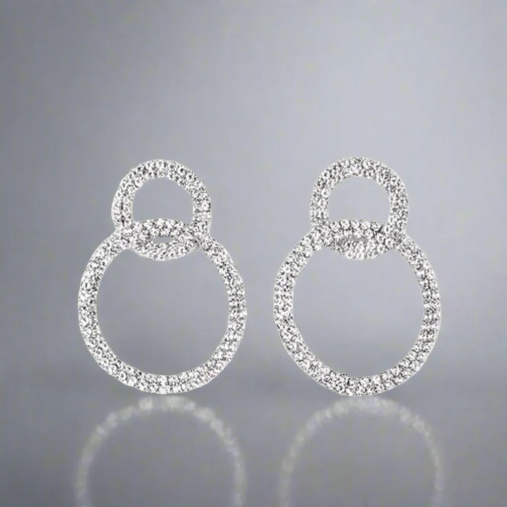 Bubbles Rhinestone Earrings