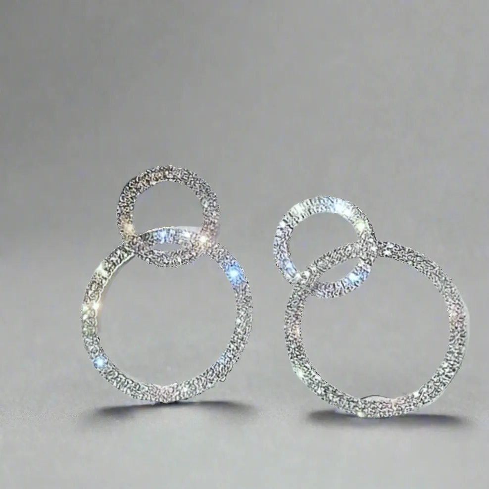Bubbles Rhinestone Earrings
