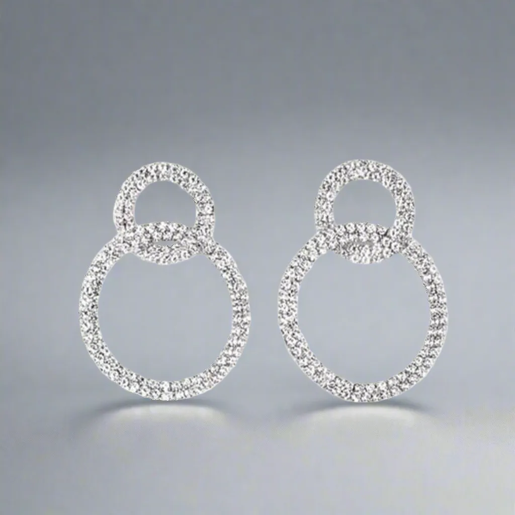 Bubbles Rhinestone Earrings