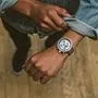 Bulova Chronograph- C Mens-Watch Silver-Tone
