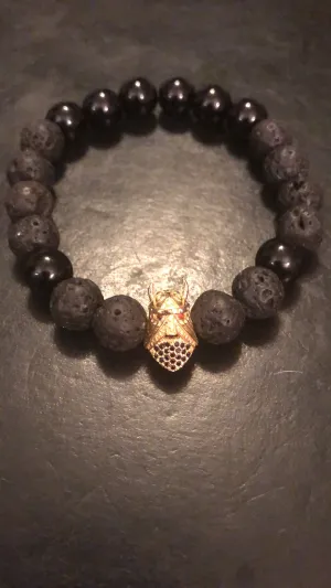Carbon Bearded Helmet Bracelet