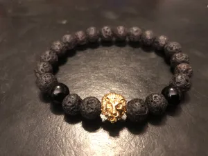 Carbon Lion Bracelet