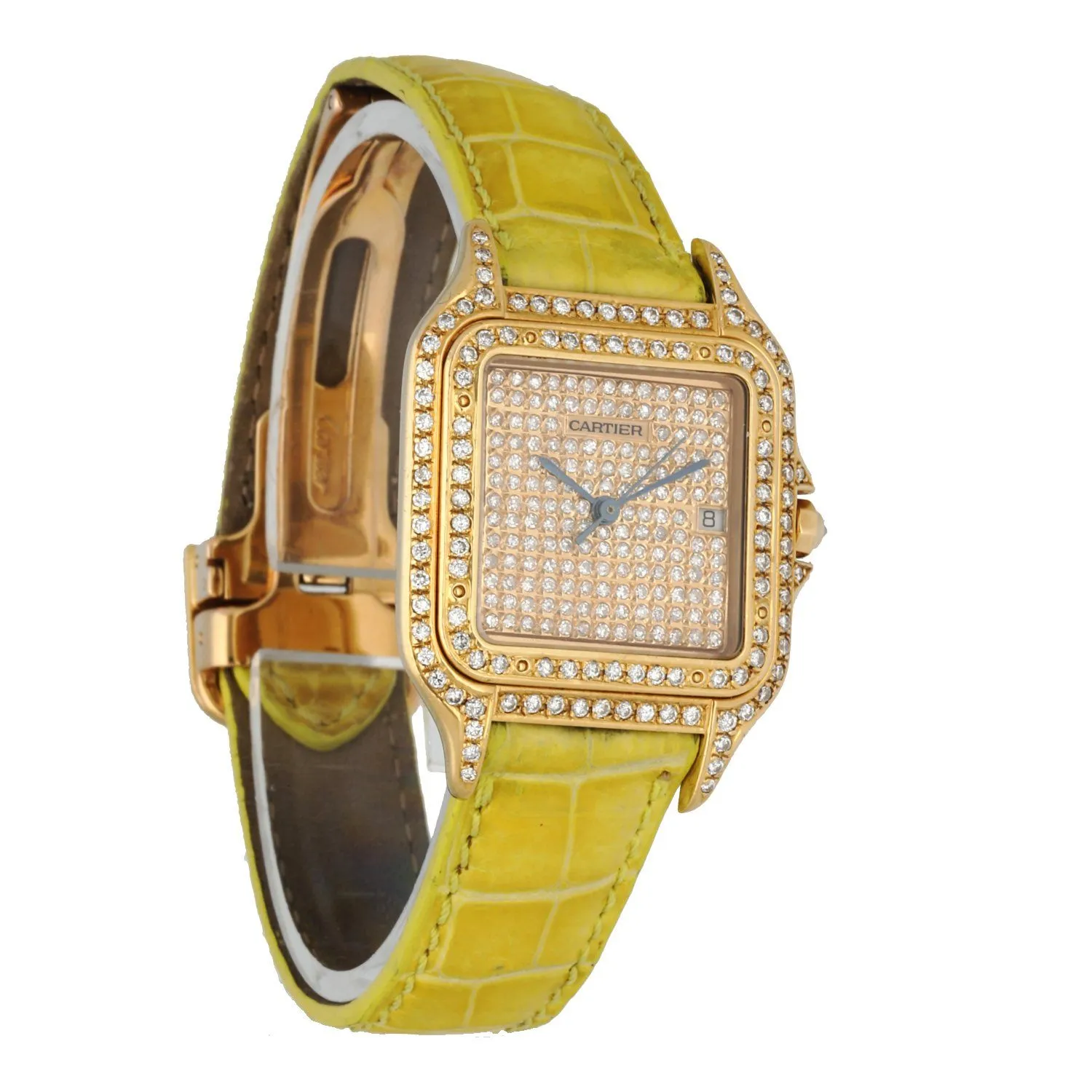 Cartier Panthere 887968 Large 18K Yellow Gold Men's Watch