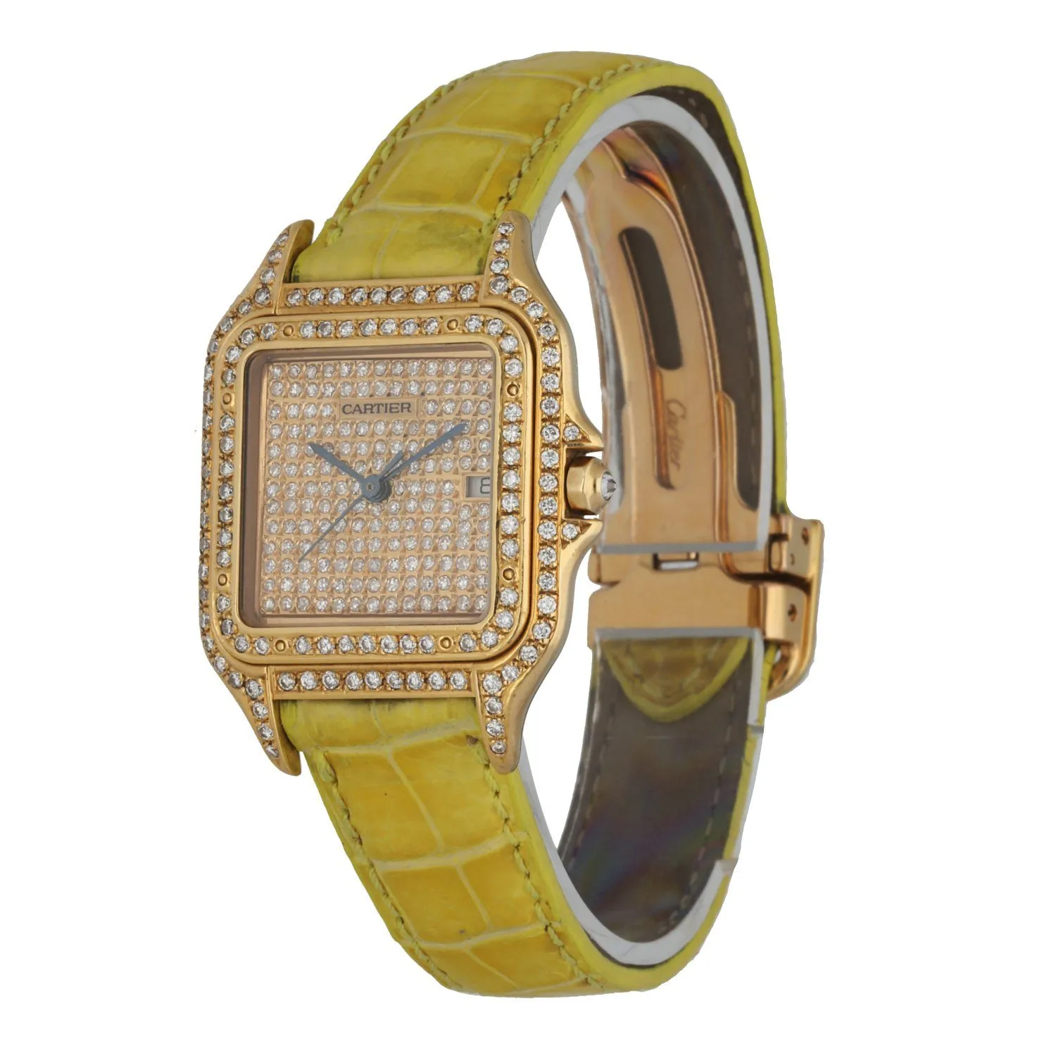 Cartier Panthere 887968 Large 18K Yellow Gold Men's Watch