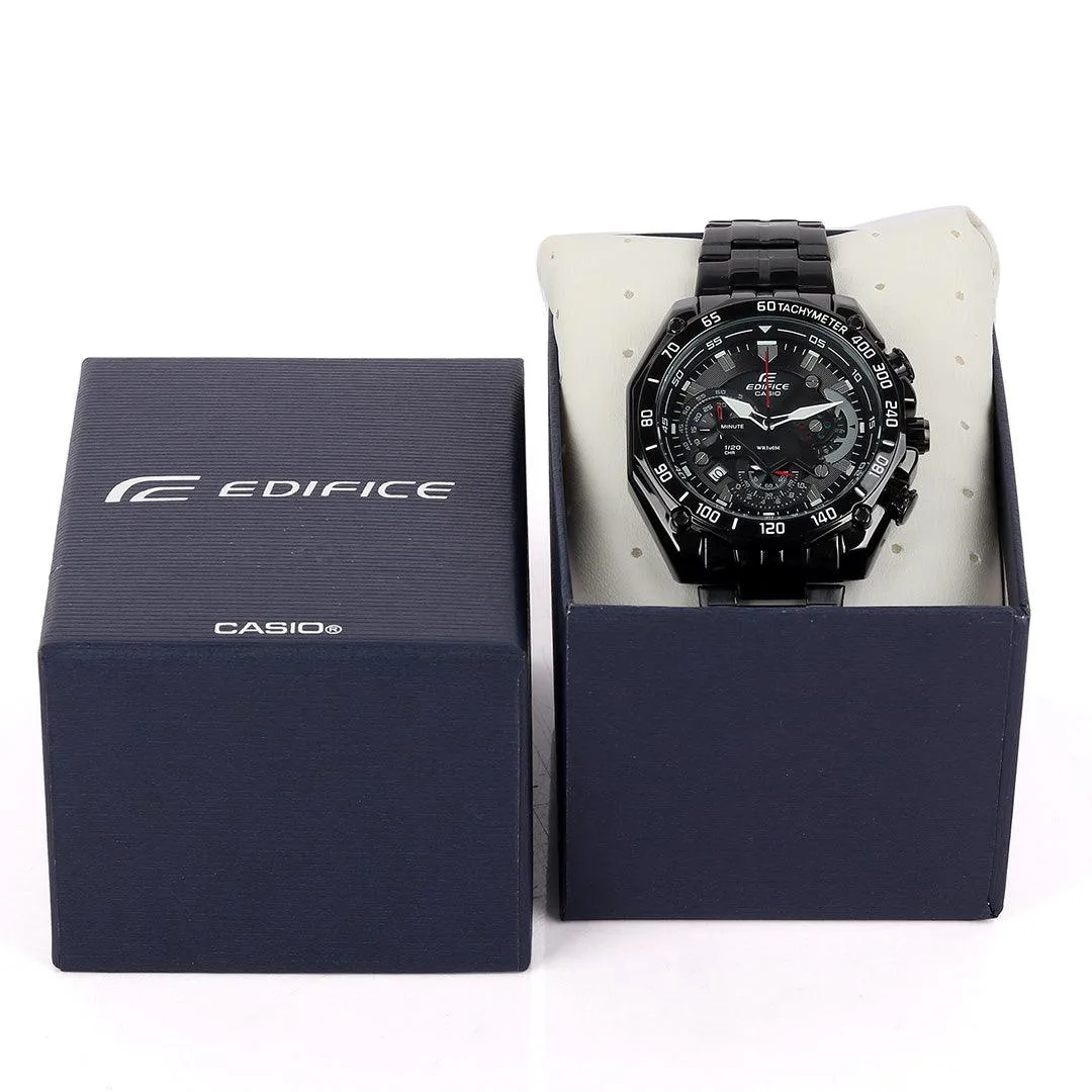 Casio Edifice Chronograph Men's Black steel Watch