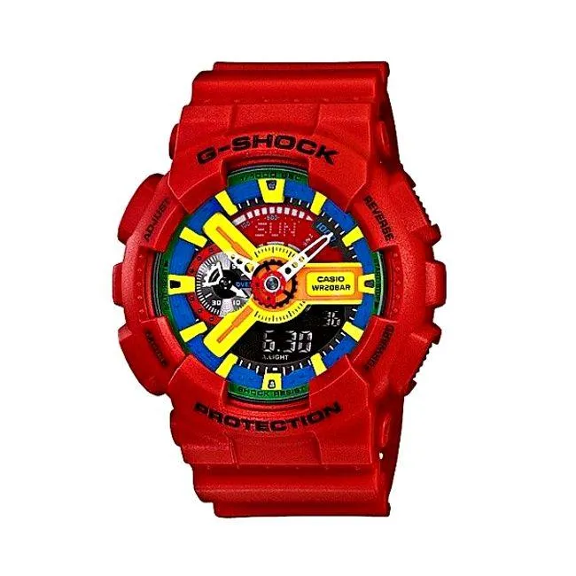 Casio G-Shock Red Digital Watch GA-110FC-1A GA110F