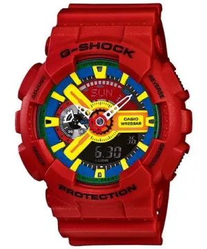 Casio G-Shock Red Digital Watch GA-110FC-1A GA110F