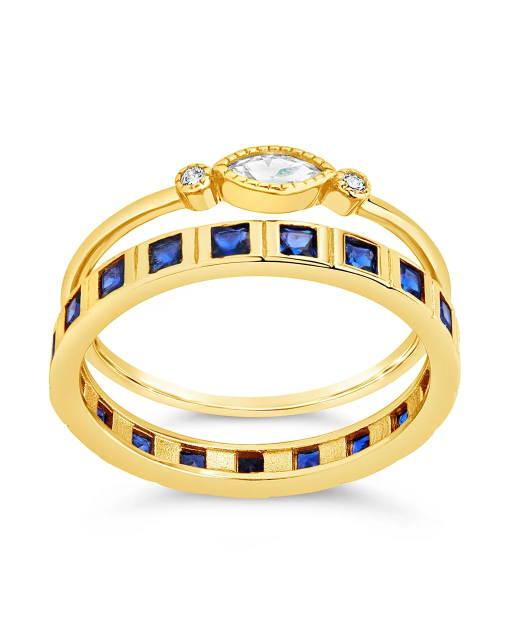 Charlotte CZ Stacking Ring Set