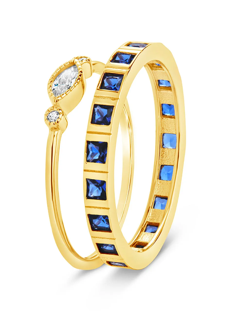 Charlotte CZ Stacking Ring Set