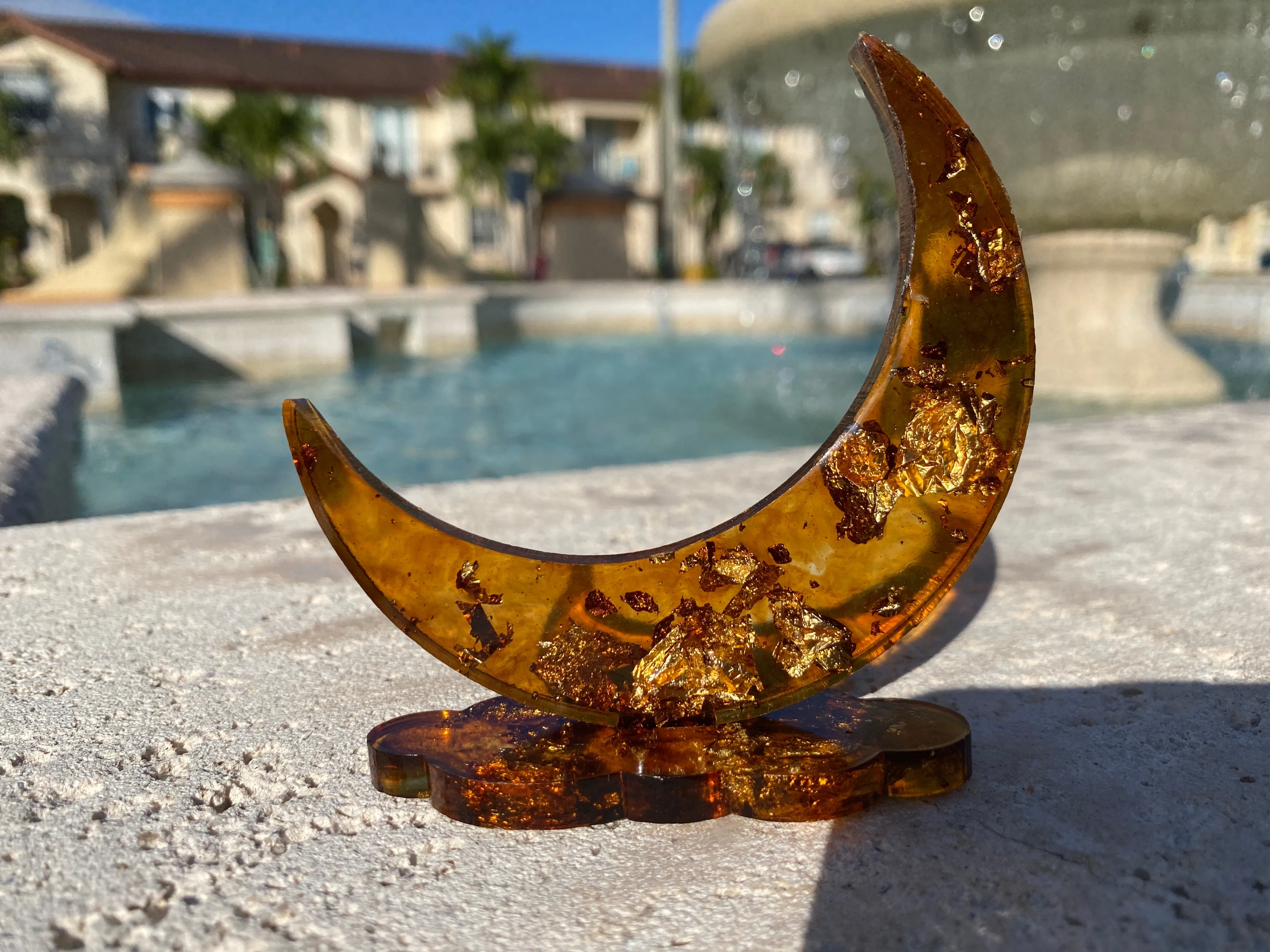 Choco Crescent Moon Jewelry Holders