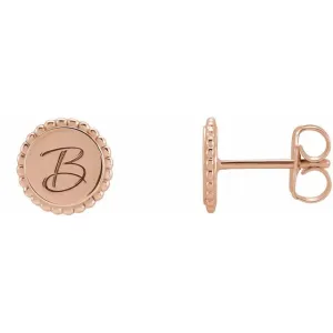 Circle Beaded Earrings