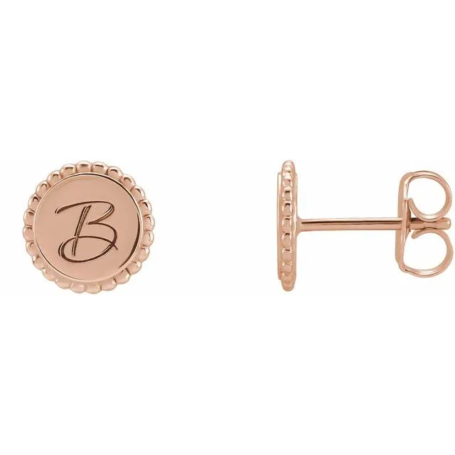 Circle Beaded Earrings