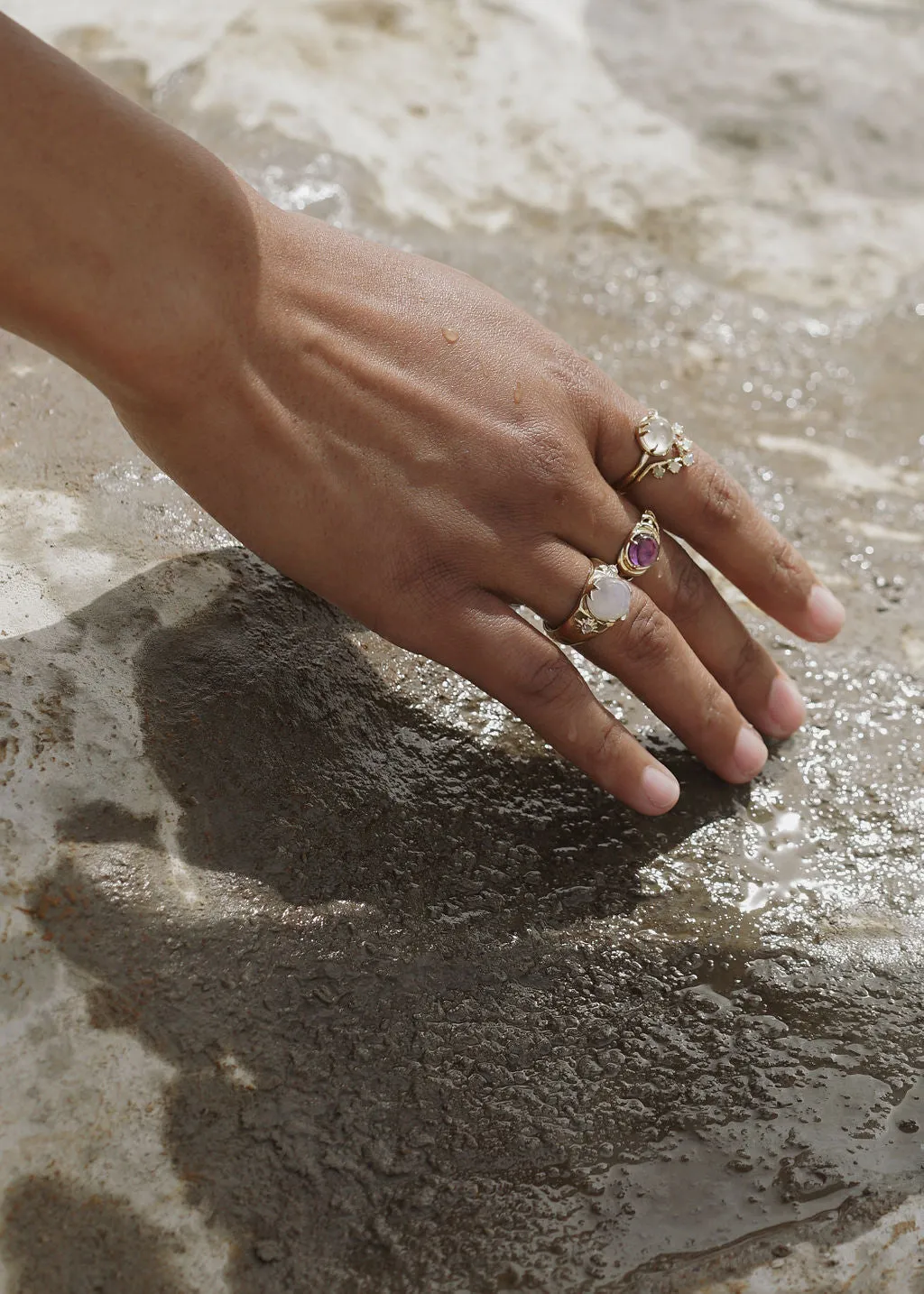 Cleo Ring in Moonstone