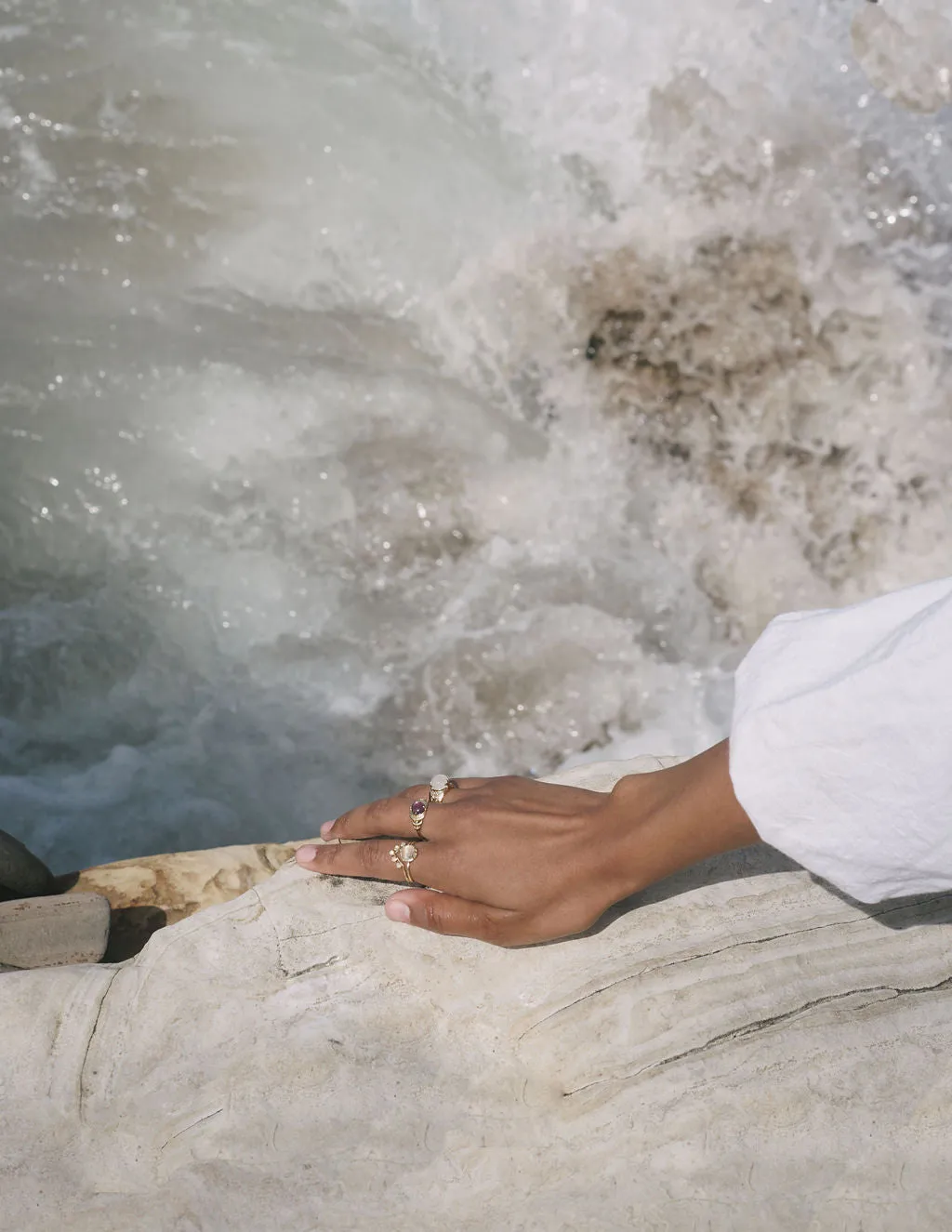 Cleo Ring in Moonstone