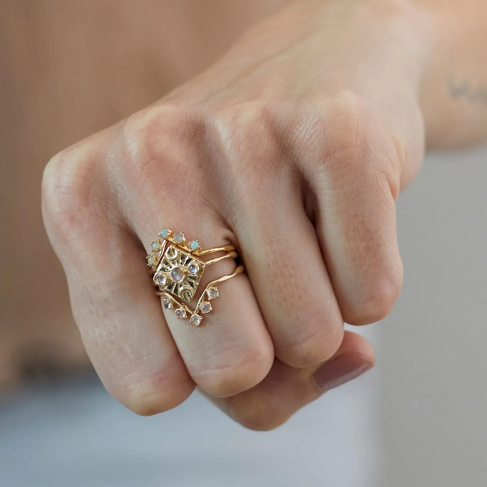 Cleo Ring in Opal