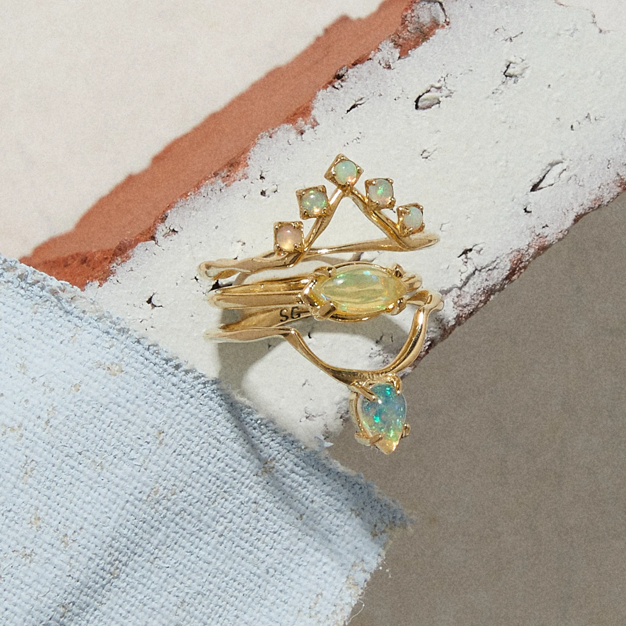Cleo Ring in Opal