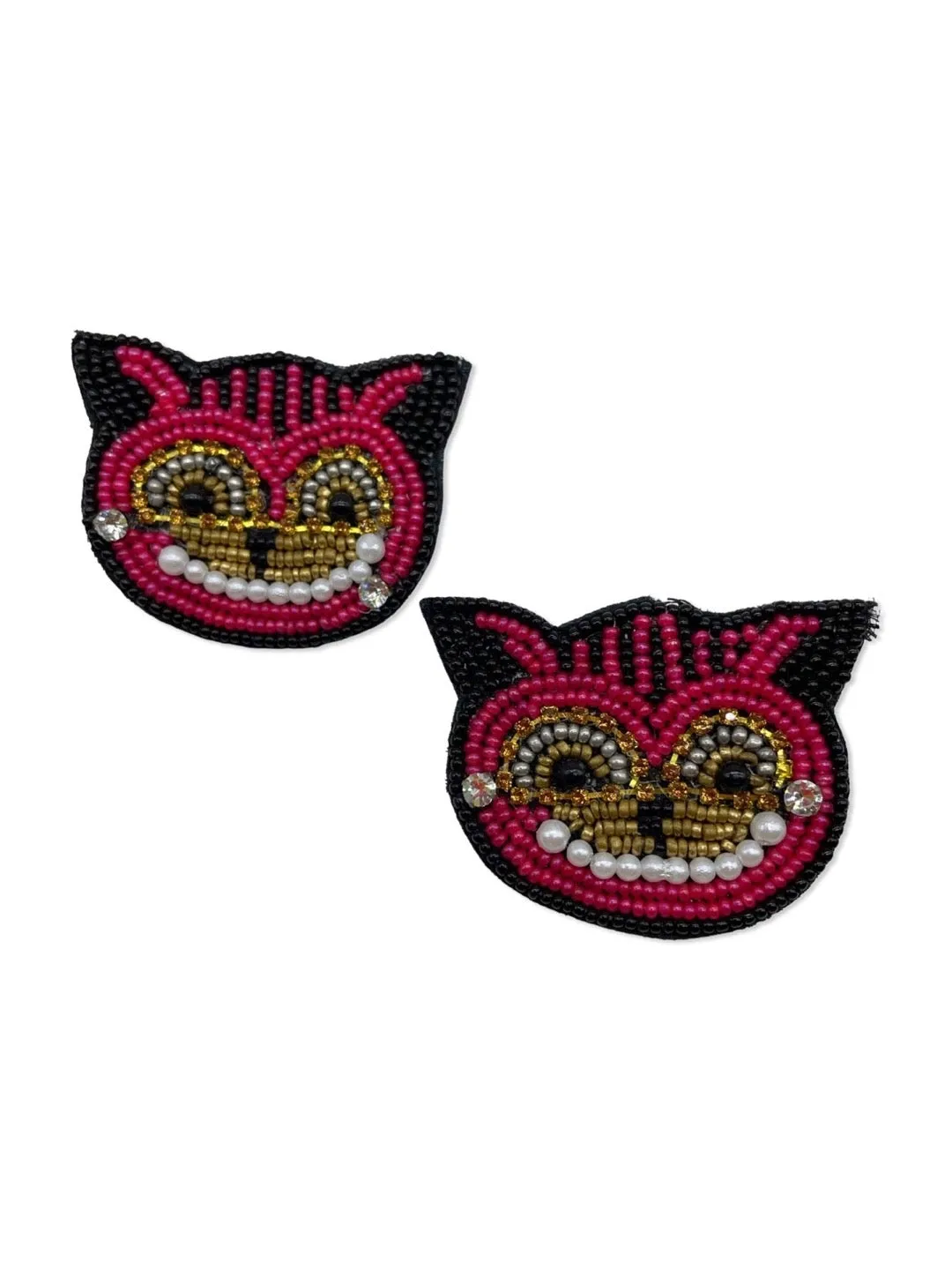 Colourful Beaded Owl Earrings