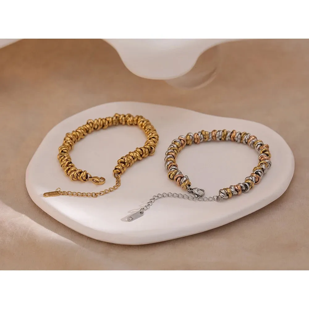 Corsa Layered Spiral Chain Bracelet
