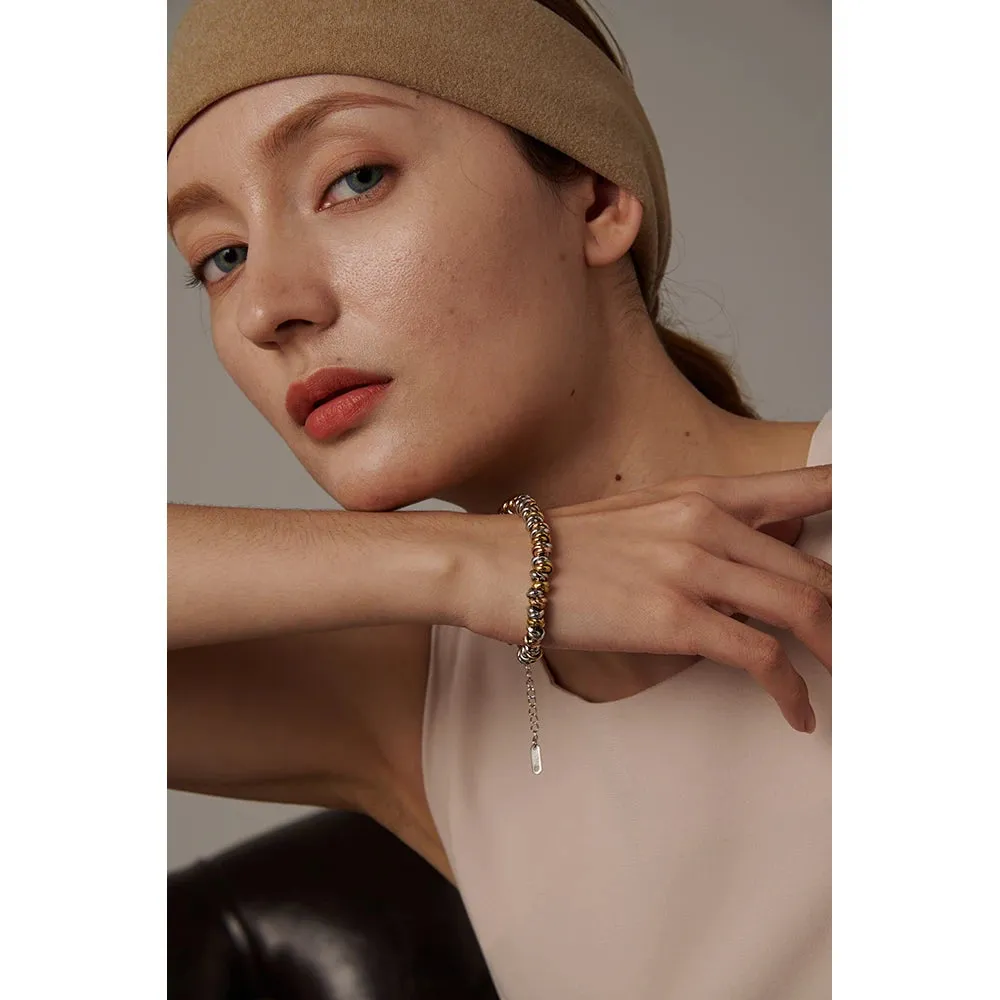 Corsa Layered Spiral Chain Bracelet