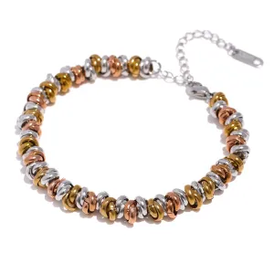 Corsa Layered Spiral Chain Bracelet