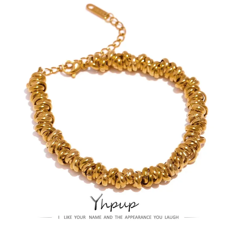 Corsa Layered Spiral Chain Bracelet