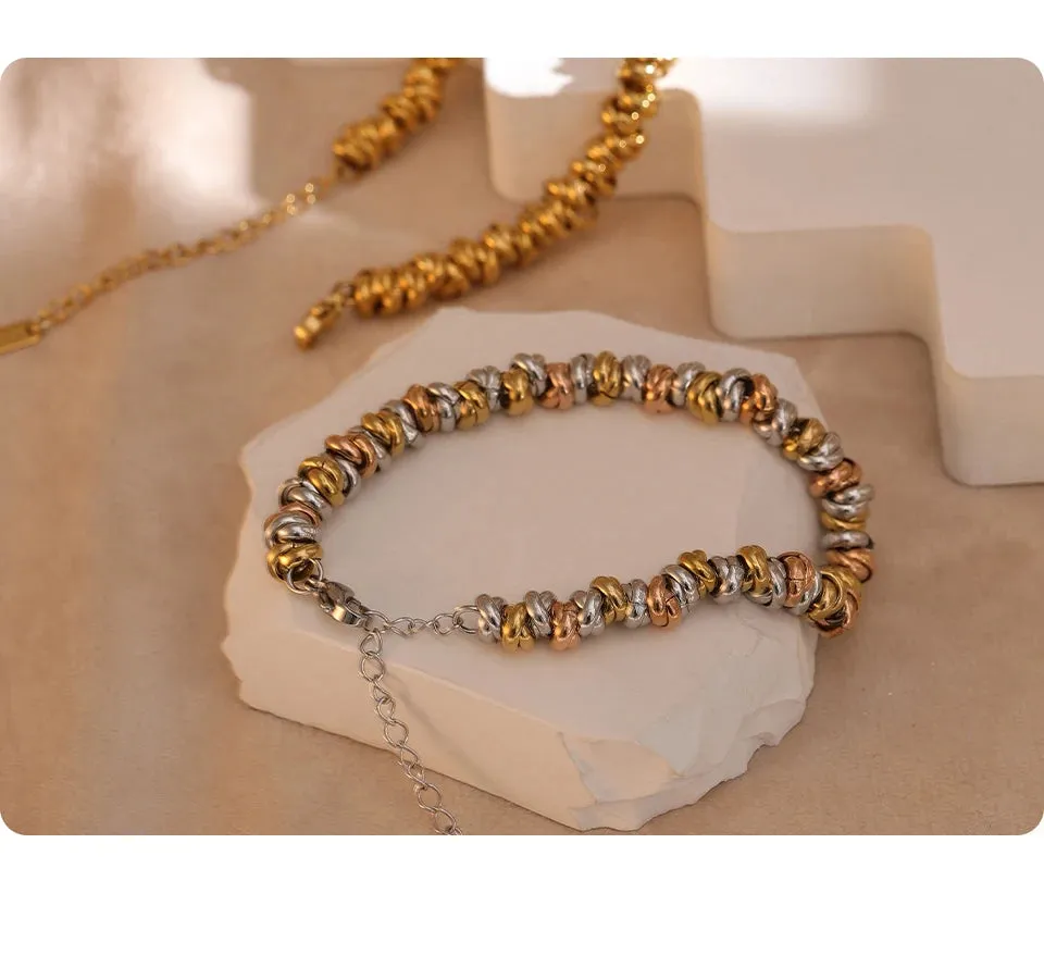 Corsa Layered Spiral Chain Bracelet