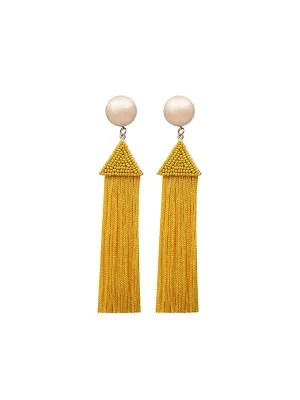 Creative Handmade Long Tassel Earrings