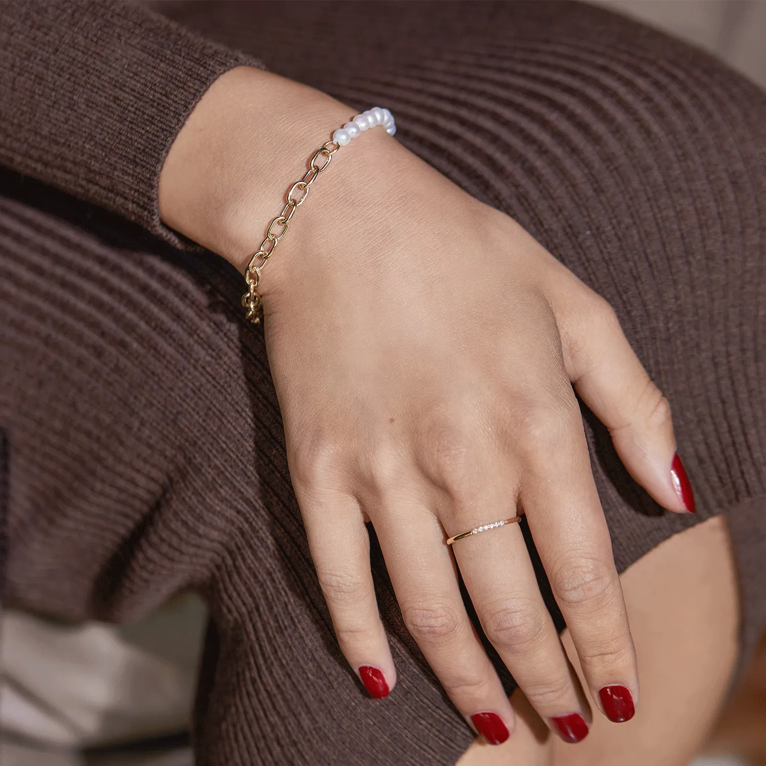 Dainty Diamond Band
