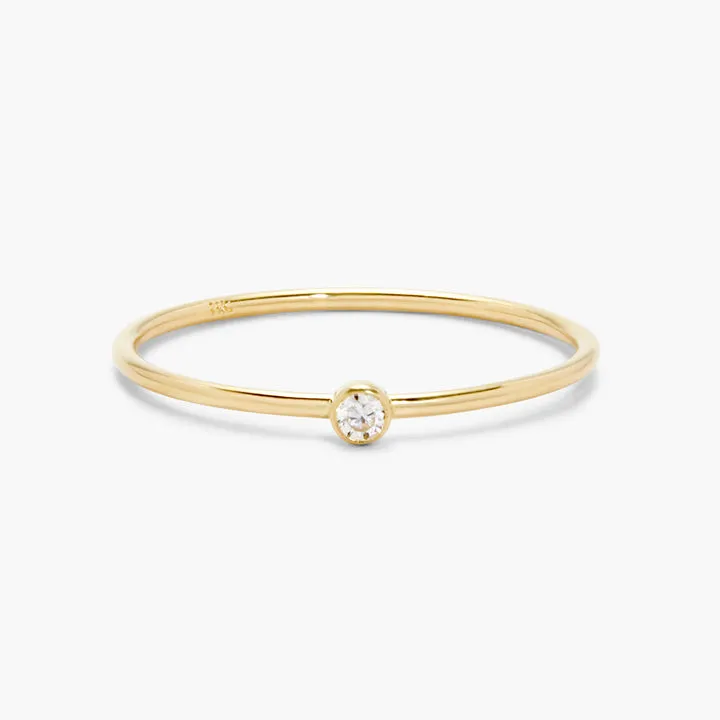 Dainty Diamond Ring