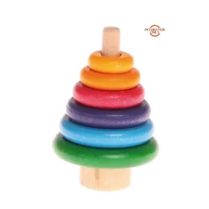 Deco Rainbow Stacker Conical Tower