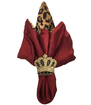 Decorative Napkin Ring Jeweled Crown