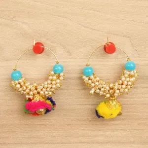 Designer Loreal Pearl Beaded Earrings