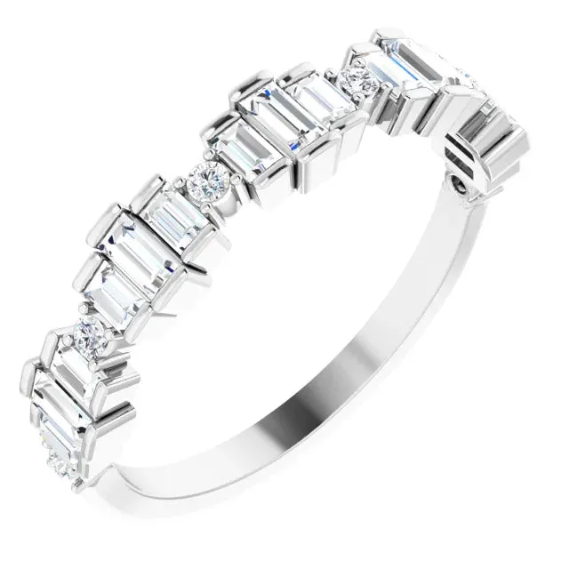 Diamond Anniversary Band, 14K Gold With 1/2 CTW Natural Diamonds