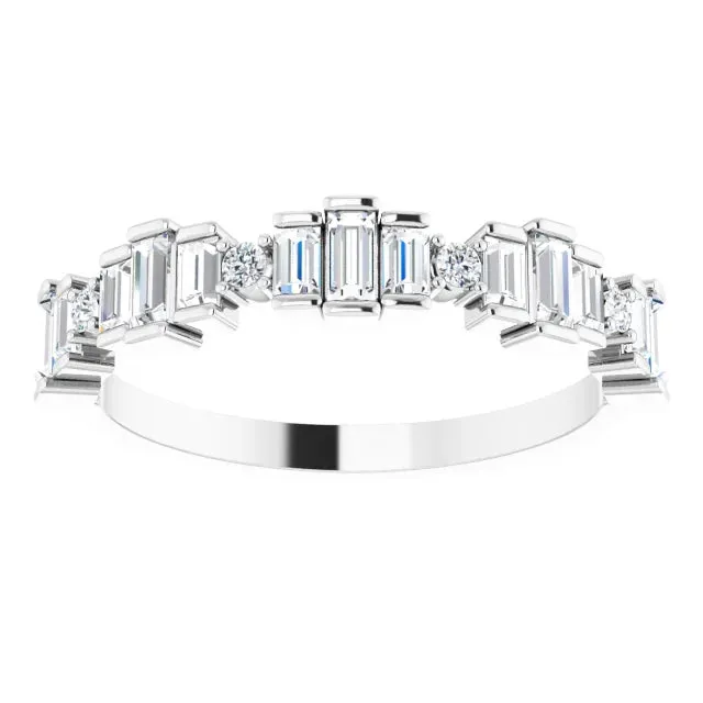 Diamond Anniversary Band, 14K Gold With 1/2 CTW Natural Diamonds