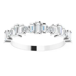 Diamond Anniversary Band, 14K Gold With 1/2 CTW Natural Diamonds