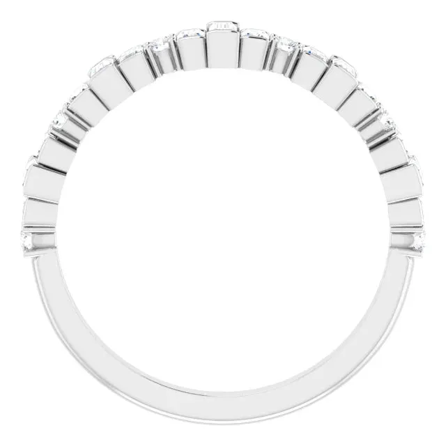 Diamond Anniversary Band, 14K Gold With 1/2 CTW Natural Diamonds