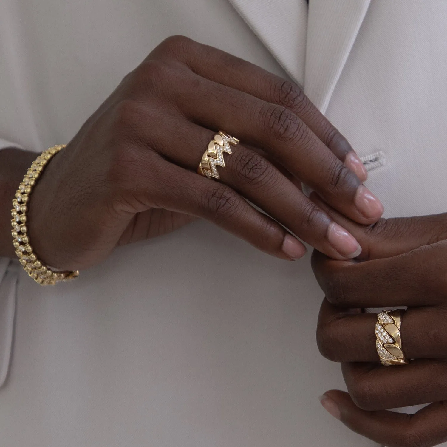Diamond Indra Medi Ring